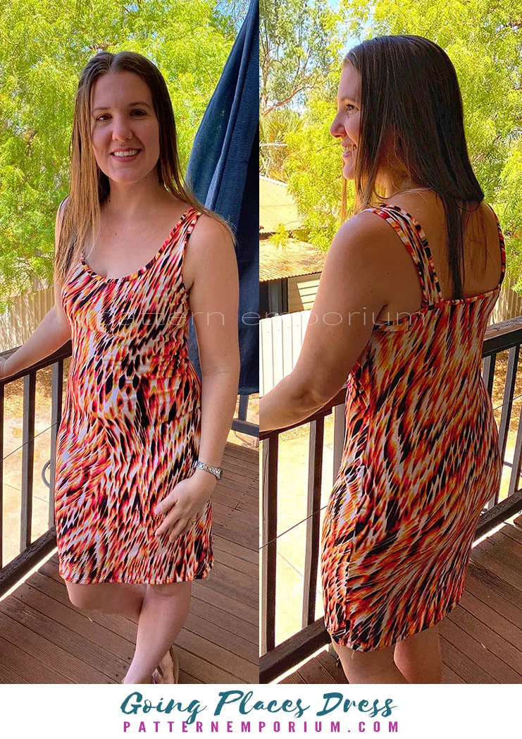 Going Places | Fit-Flare & Fitted Dress Sewing Pattern