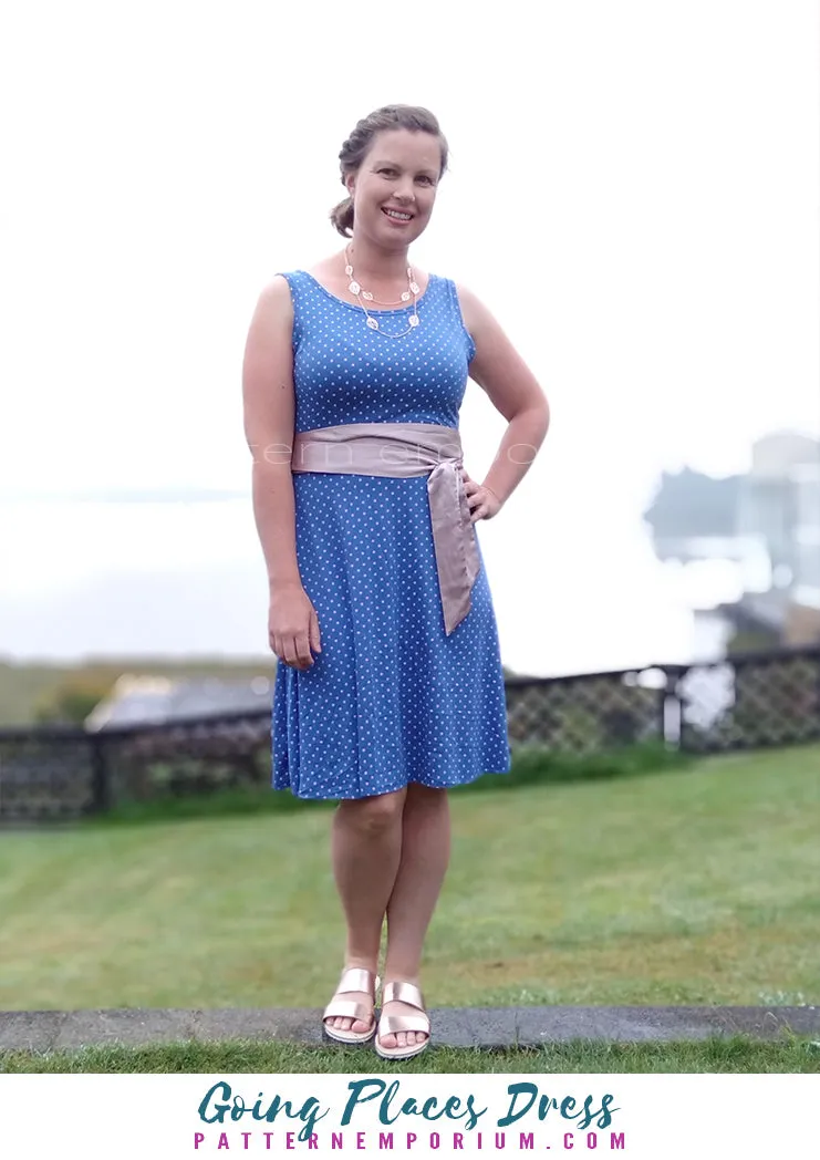 Going Places | Fit-Flare & Fitted Dress Sewing Pattern