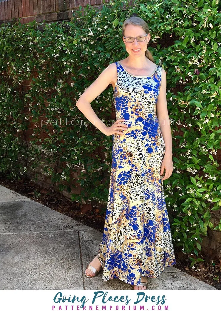 Going Places | Fit-Flare & Fitted Dress Sewing Pattern