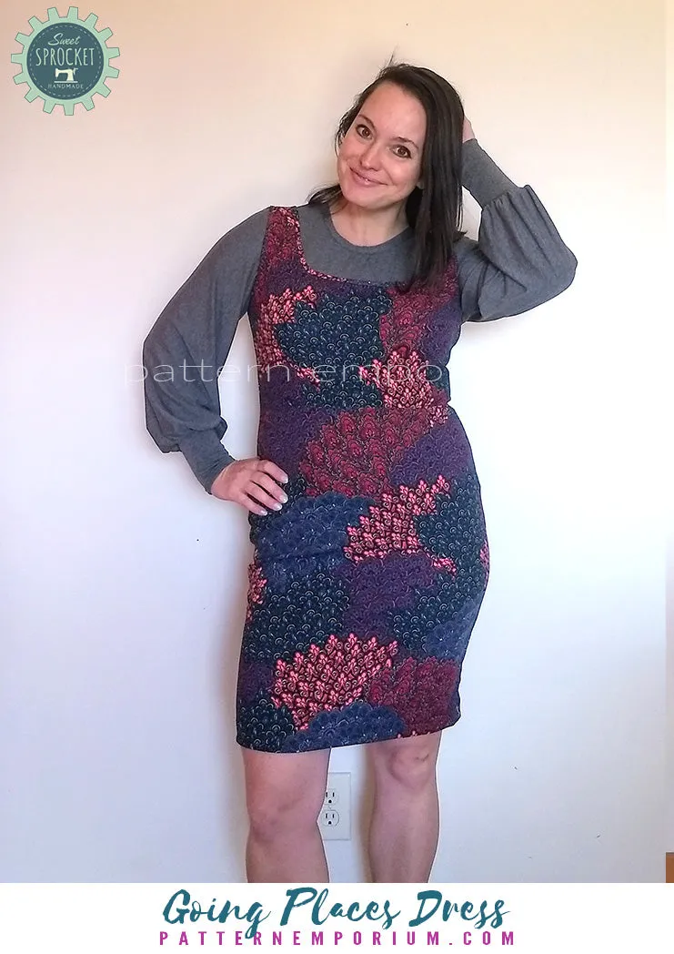 Going Places | Fit-Flare & Fitted Dress Sewing Pattern