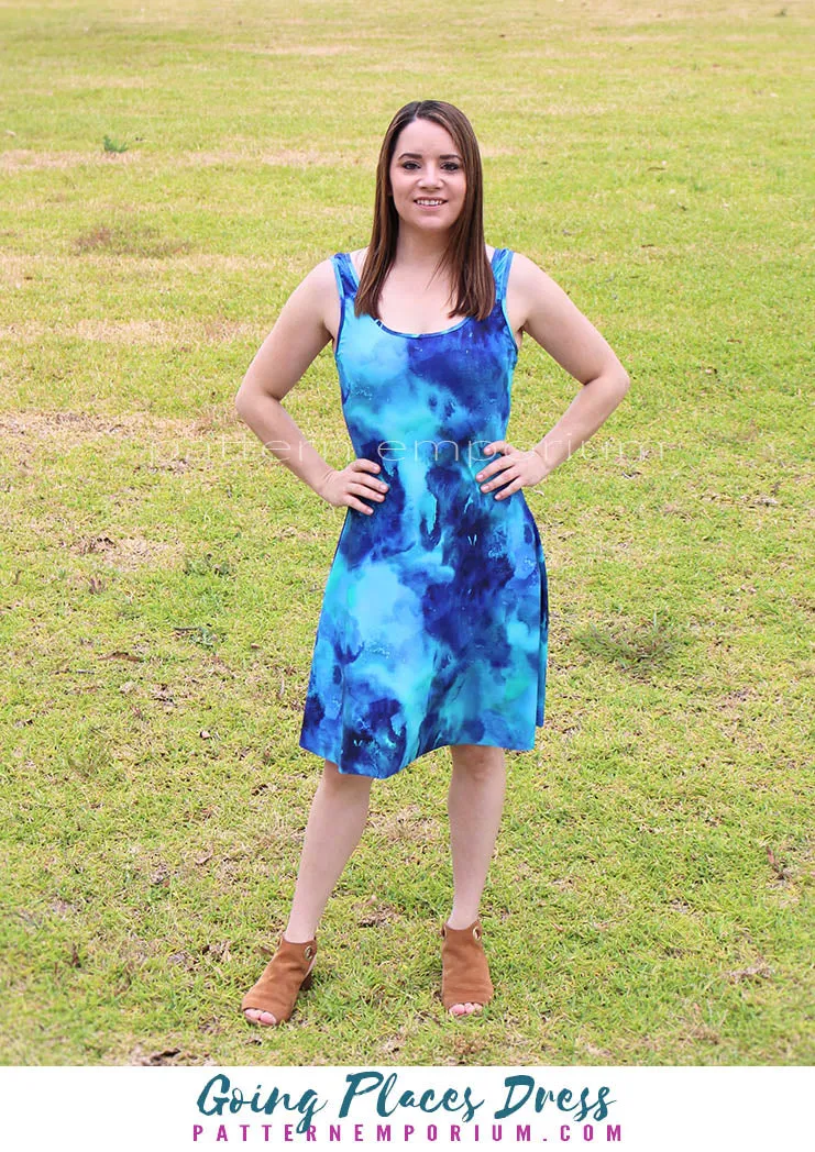 Going Places | Fit-Flare & Fitted Dress Sewing Pattern