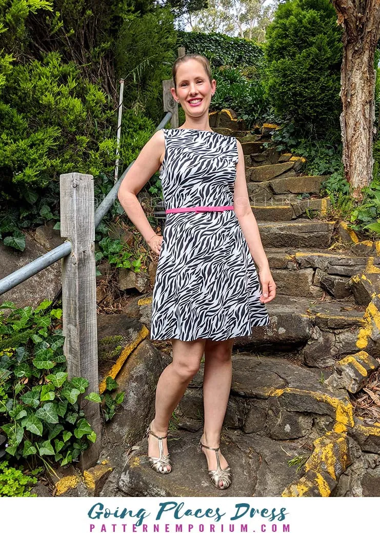 Going Places | Fit-Flare & Fitted Dress Sewing Pattern