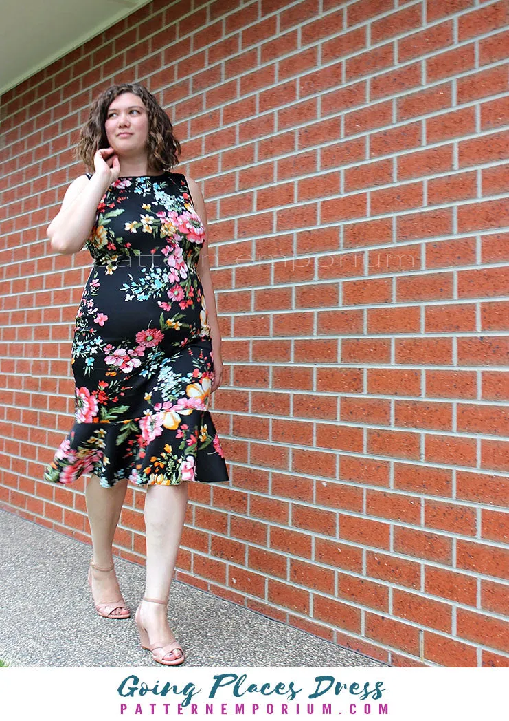 Going Places | Fit-Flare & Fitted Dress Sewing Pattern
