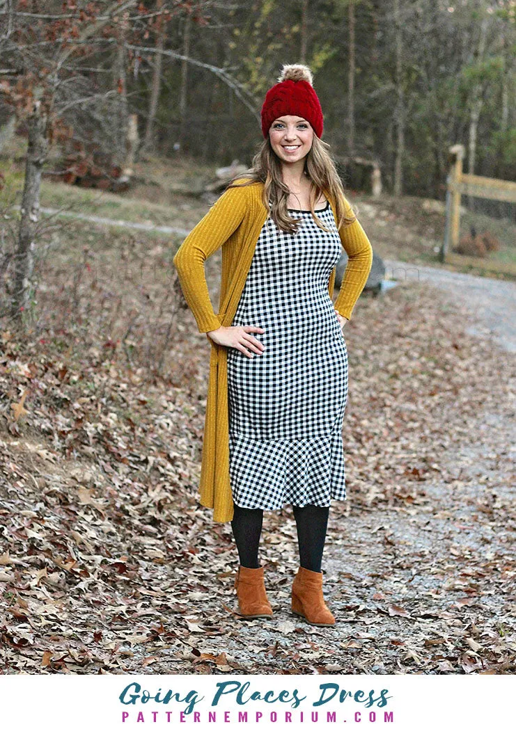 Going Places | Fit-Flare & Fitted Dress Sewing Pattern