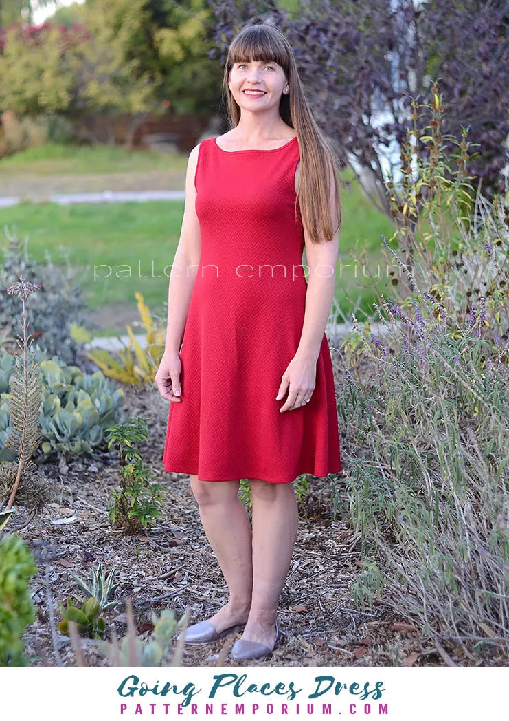 Going Places | Fit-Flare & Fitted Dress Sewing Pattern