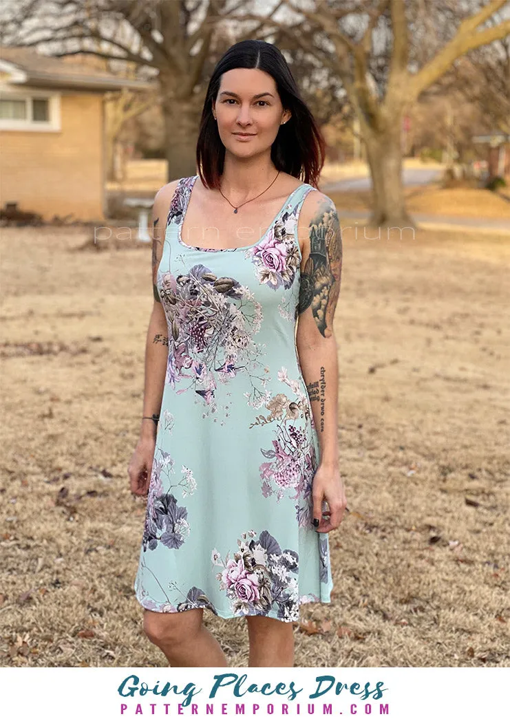 Going Places | Fit-Flare & Fitted Dress Sewing Pattern