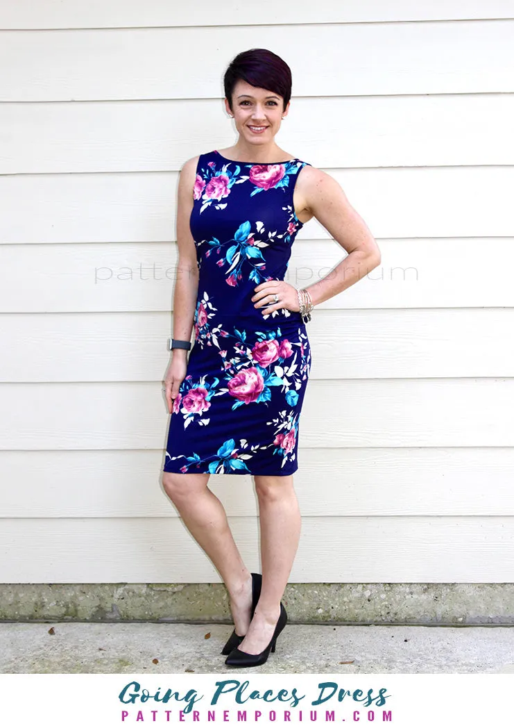 Going Places | Fit-Flare & Fitted Dress Sewing Pattern