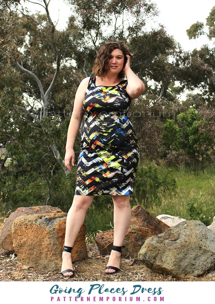 Going Places | Fit-Flare & Fitted Dress Sewing Pattern