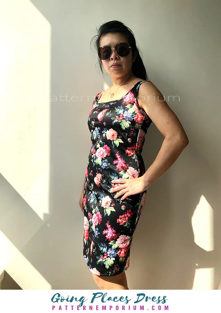 Going Places | Fit-Flare & Fitted Dress Sewing Pattern