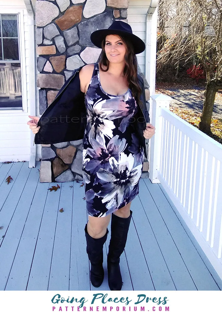 Going Places | Fit-Flare & Fitted Dress Sewing Pattern