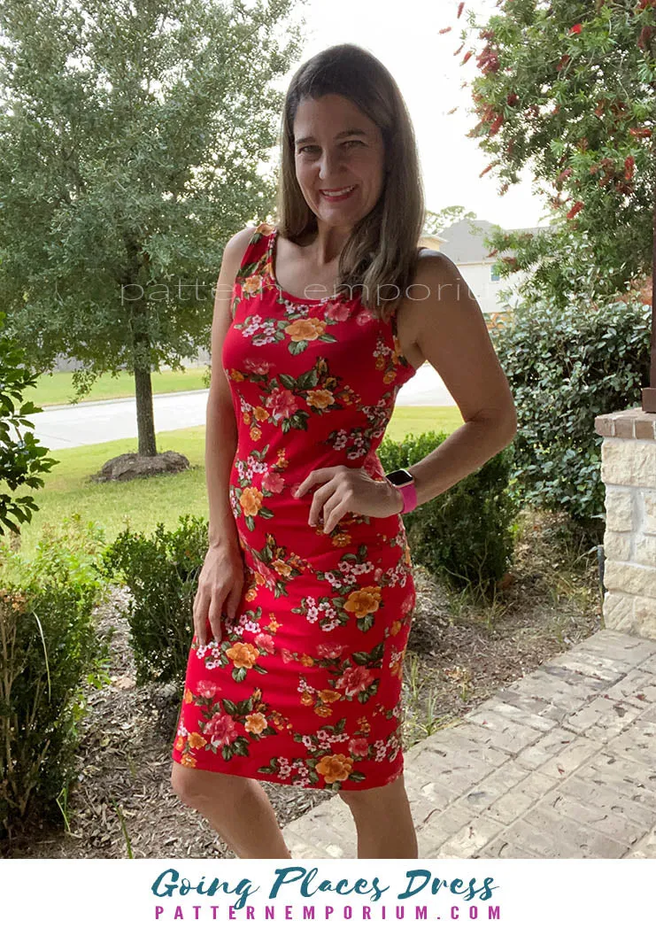 Going Places | Fit-Flare & Fitted Dress Sewing Pattern