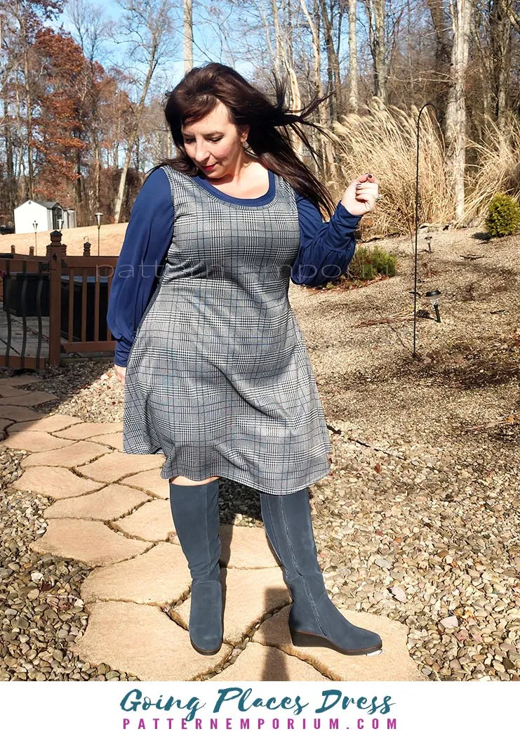 Going Places | Fit-Flare & Fitted Dress Sewing Pattern