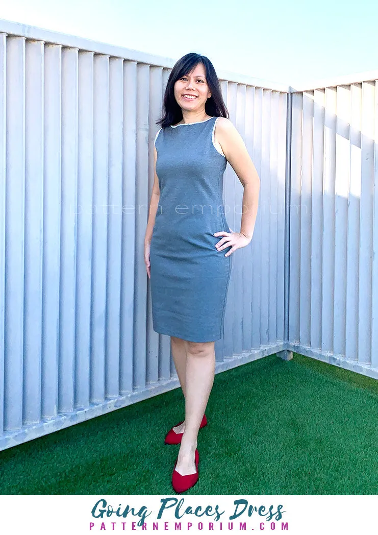 Going Places | Fit-Flare & Fitted Dress Sewing Pattern