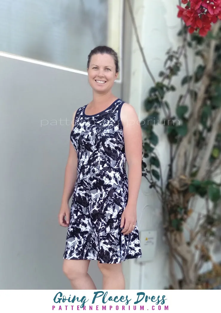 Going Places | Fit-Flare & Fitted Dress Sewing Pattern