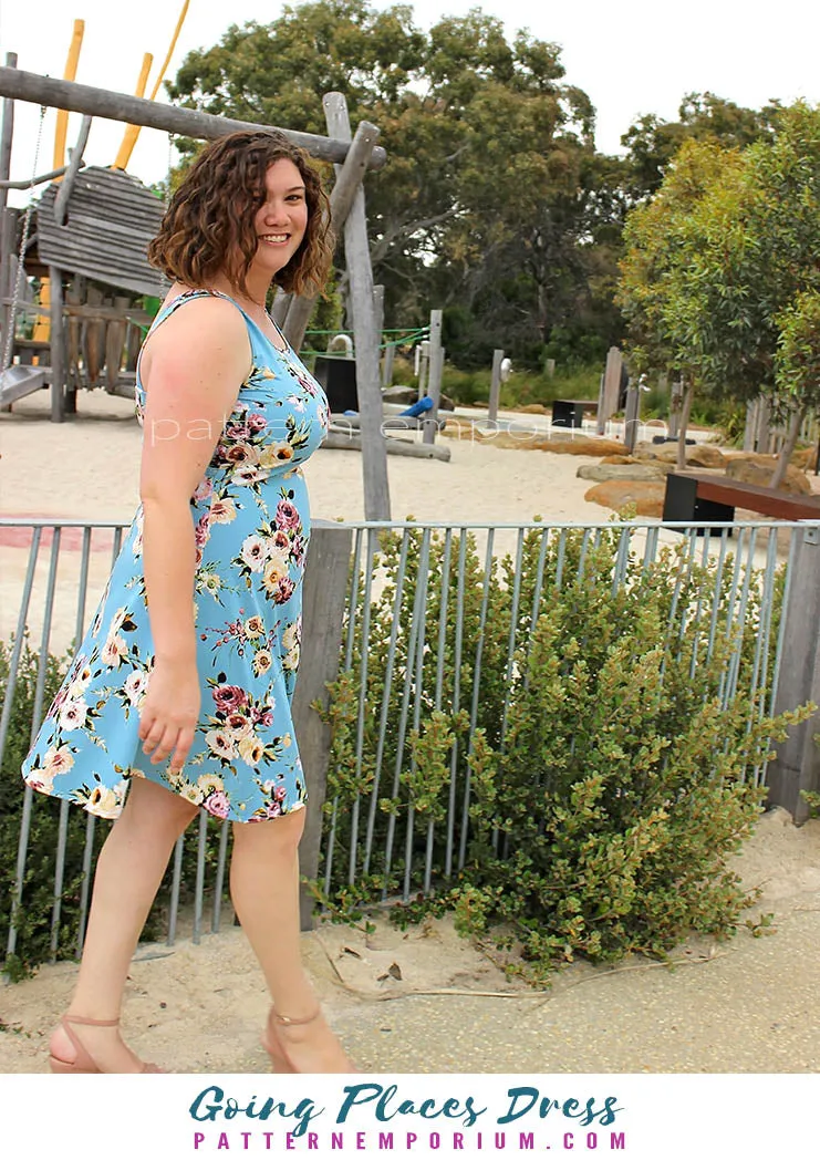 Going Places | Fit-Flare & Fitted Dress Sewing Pattern