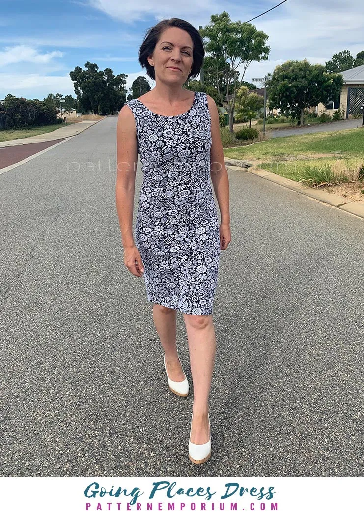 Going Places | Fit-Flare & Fitted Dress Sewing Pattern