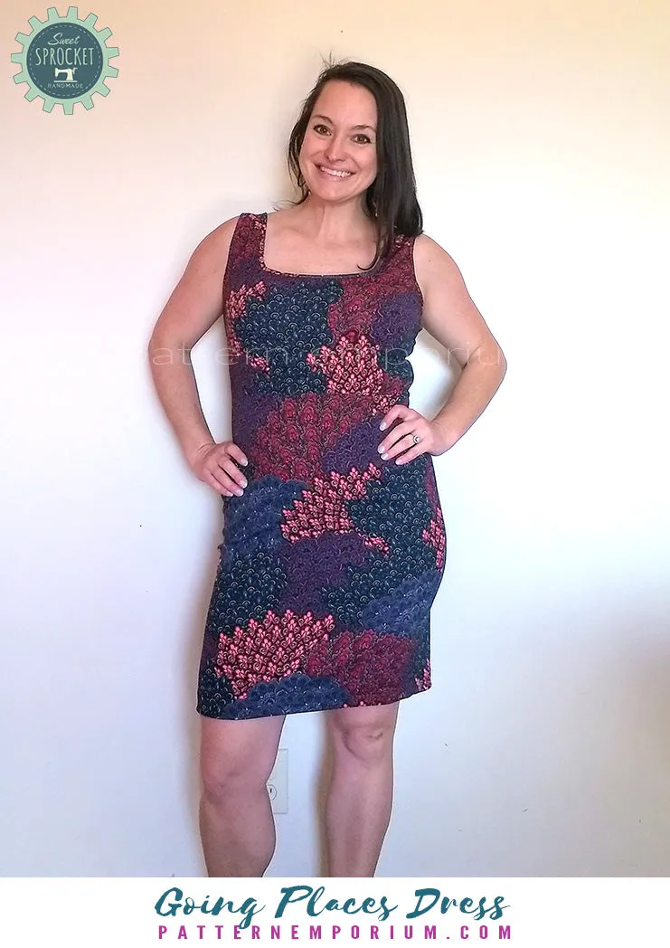 Going Places | Fit-Flare & Fitted Dress Sewing Pattern