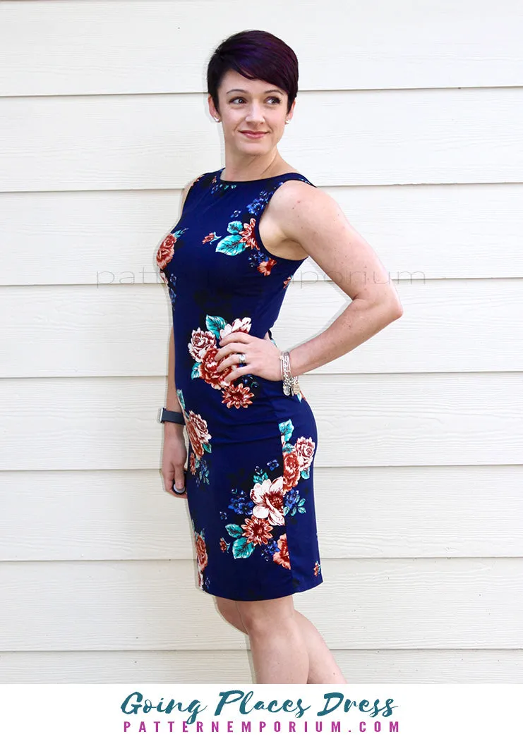 Going Places | Fit-Flare & Fitted Dress Sewing Pattern