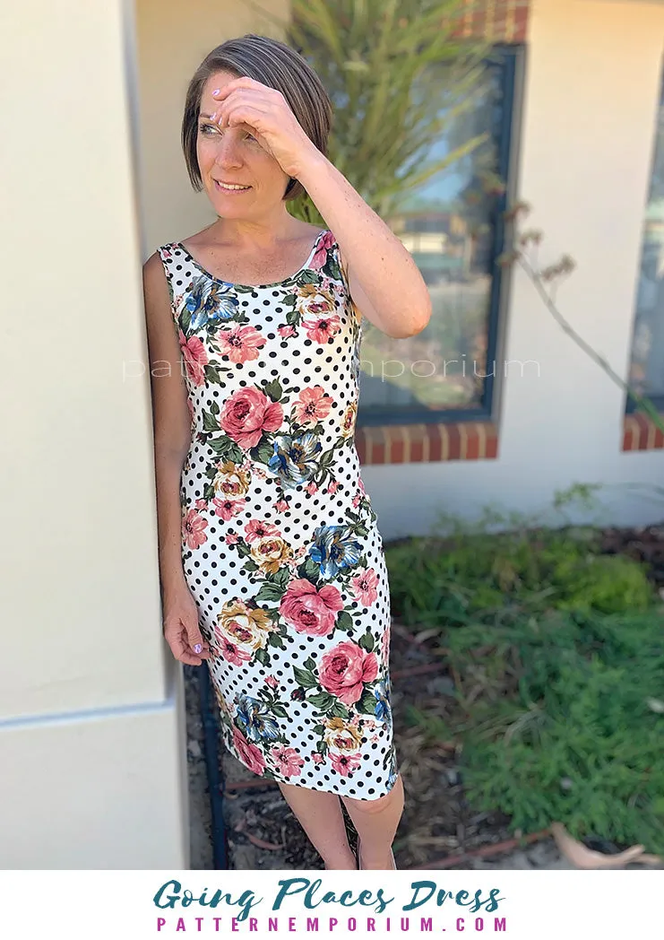 Going Places | Fit-Flare & Fitted Dress Sewing Pattern