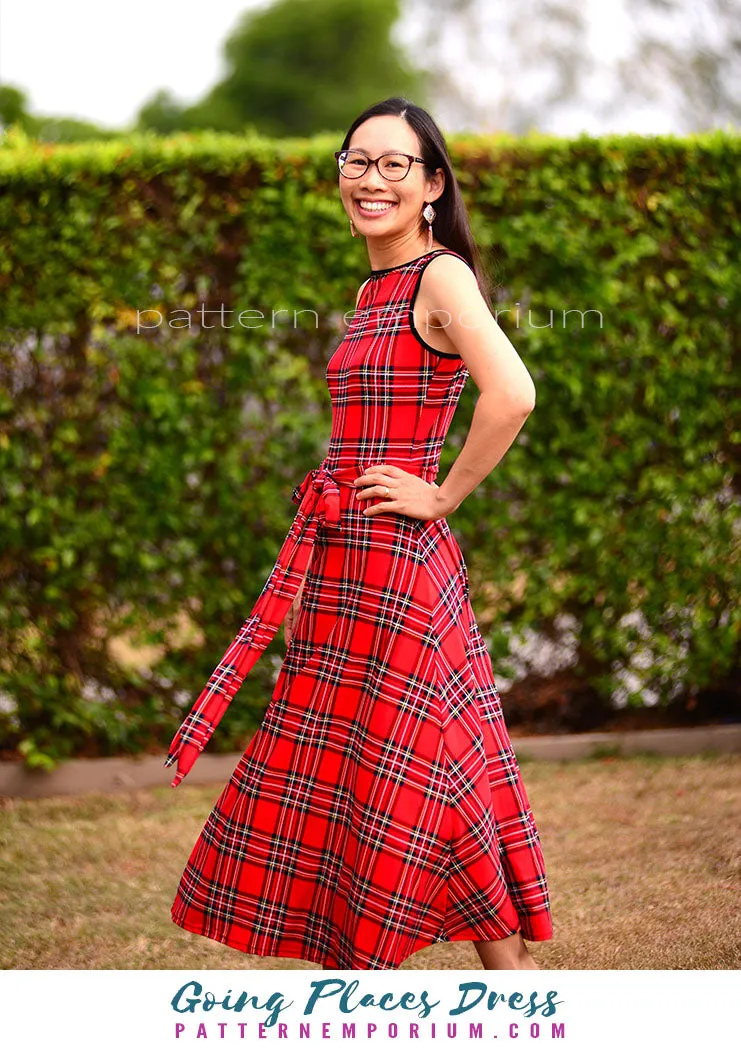 Going Places | Fit-Flare & Fitted Dress Sewing Pattern