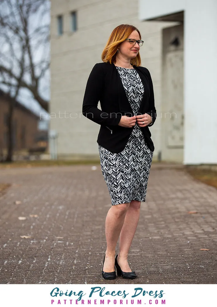 Going Places | Fit-Flare & Fitted Dress Sewing Pattern