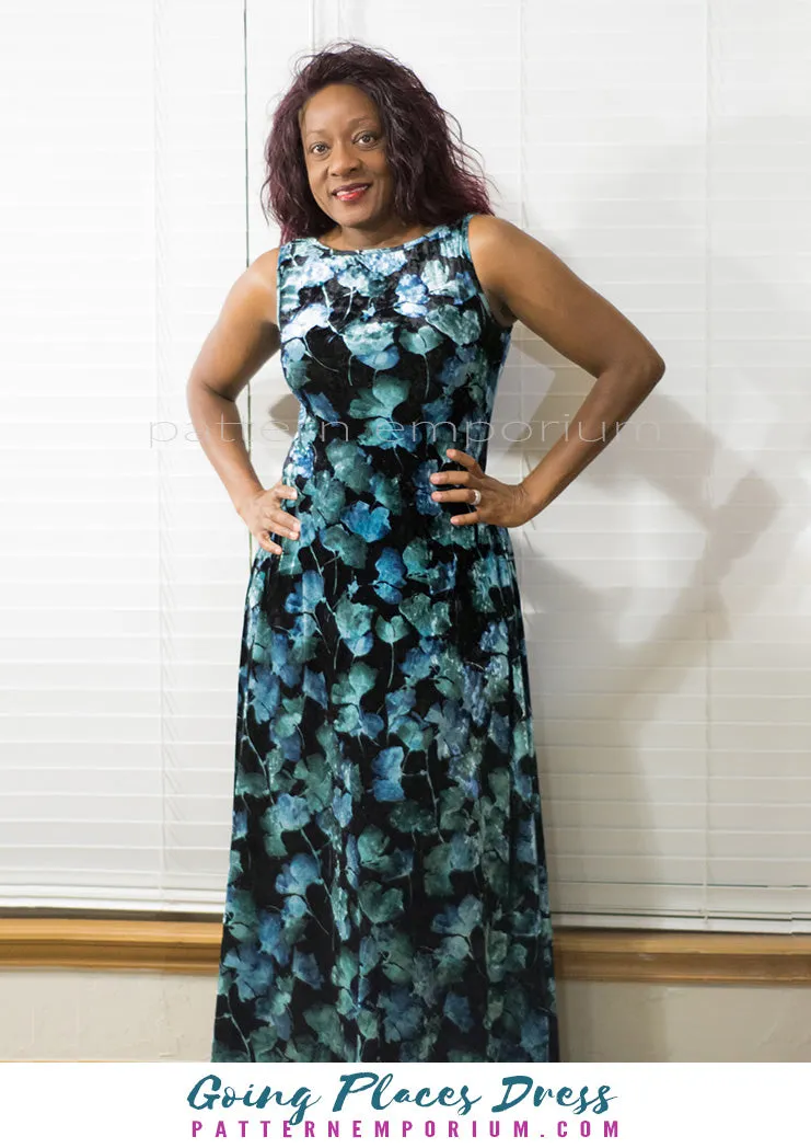 Going Places | Fit-Flare & Fitted Dress Sewing Pattern