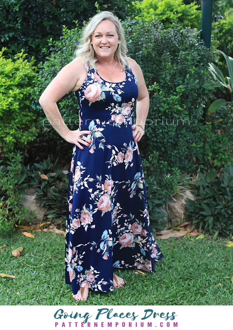 Going Places | Fit-Flare & Fitted Dress Sewing Pattern