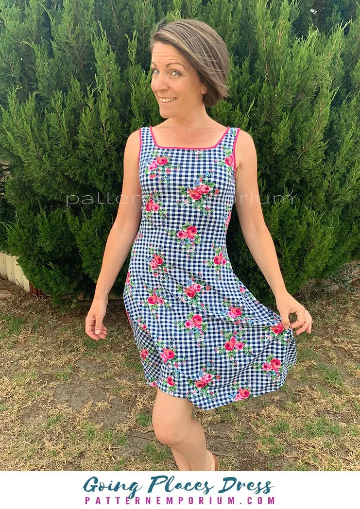 Going Places | Fit-Flare & Fitted Dress Sewing Pattern