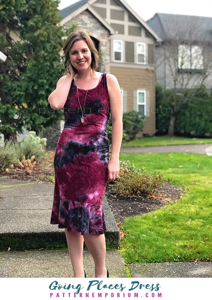 Going Places | Fit-Flare & Fitted Dress Sewing Pattern