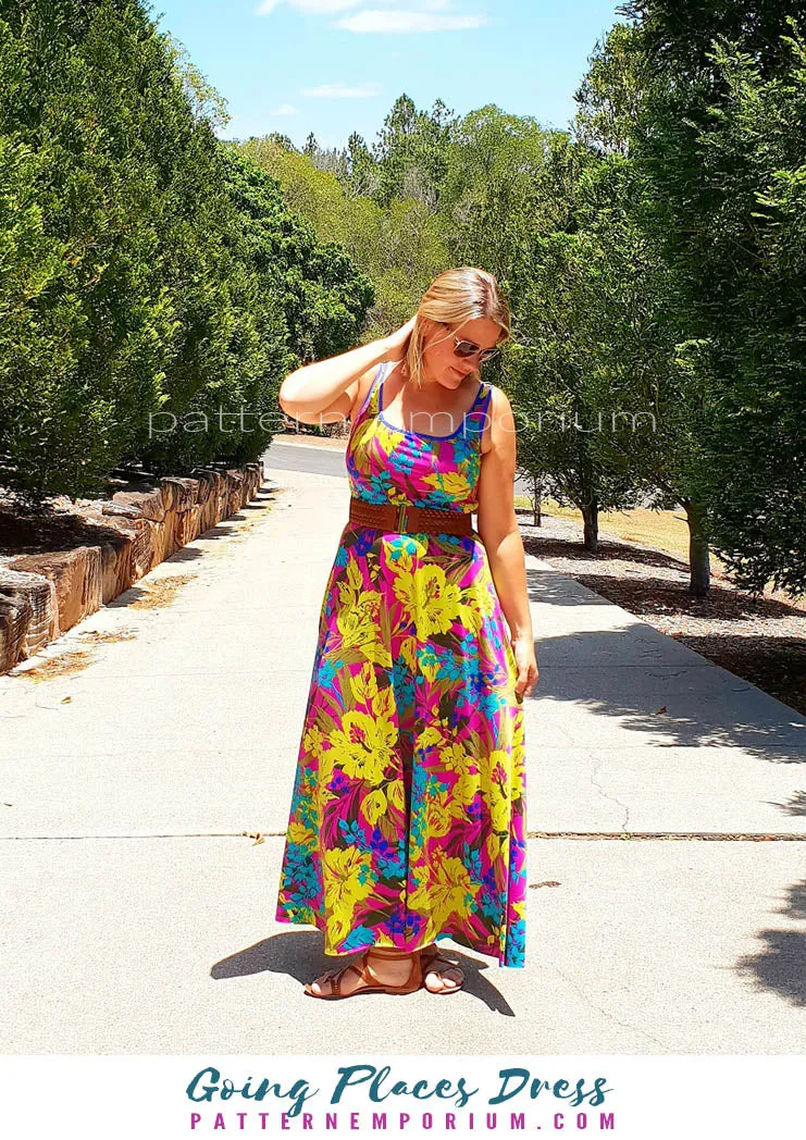 Going Places | Fit-Flare & Fitted Dress Sewing Pattern