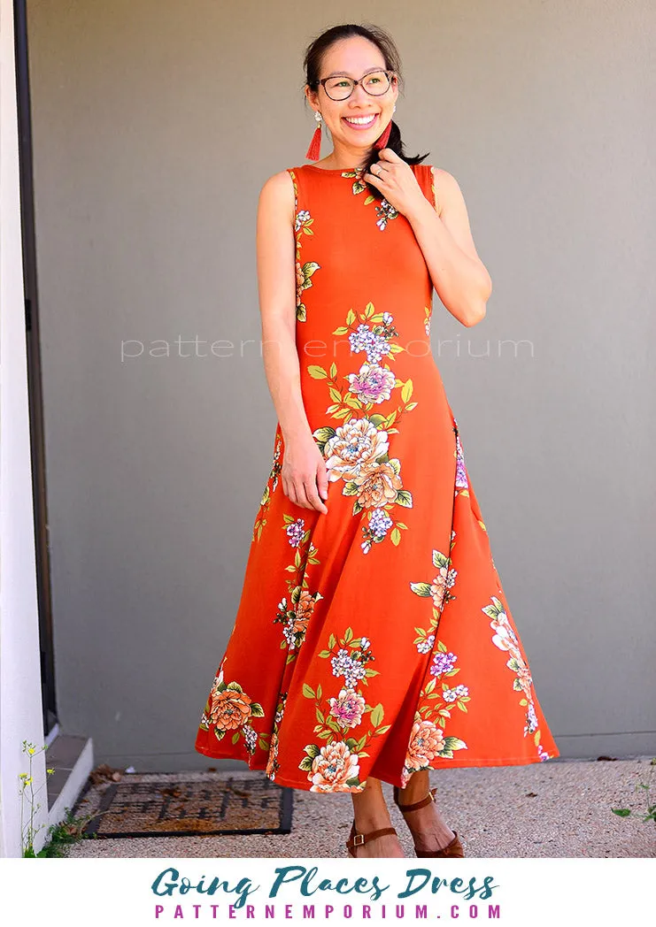 Going Places | Fit-Flare & Fitted Dress Sewing Pattern