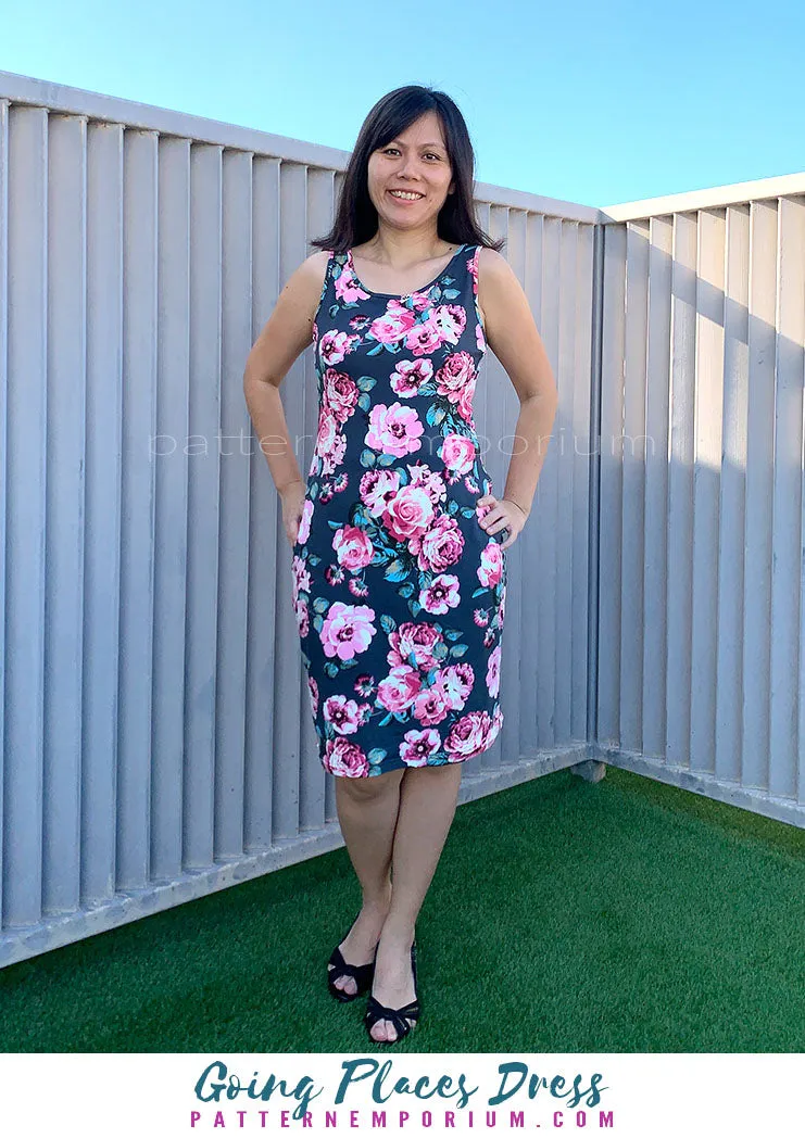Going Places | Fit-Flare & Fitted Dress Sewing Pattern