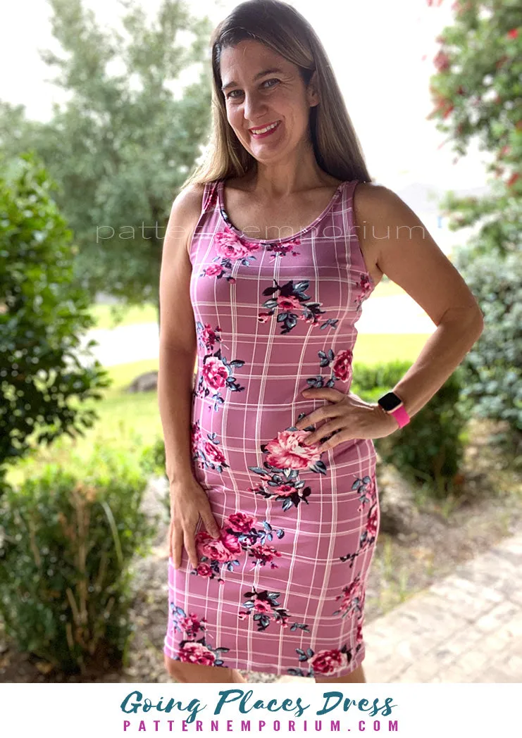 Going Places | Fit-Flare & Fitted Dress Sewing Pattern