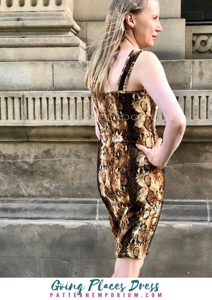 Going Places | Fit-Flare & Fitted Dress Sewing Pattern