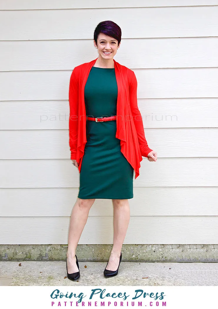 Going Places | Fit-Flare & Fitted Dress Sewing Pattern