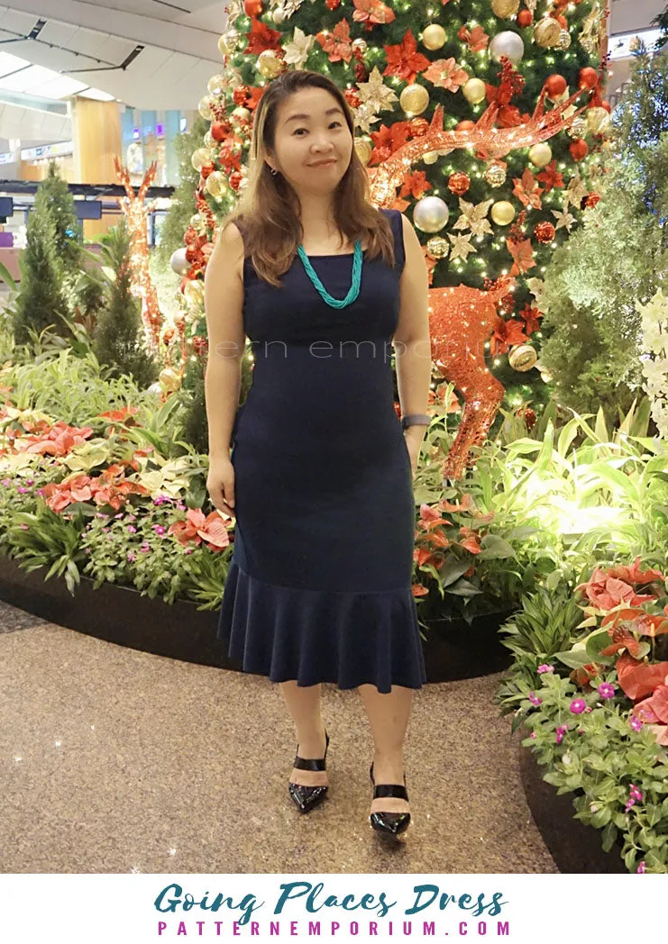 Going Places | Fit-Flare & Fitted Dress Sewing Pattern