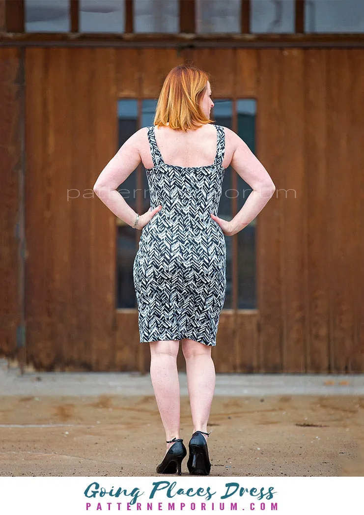 Going Places | Fit-Flare & Fitted Dress Sewing Pattern