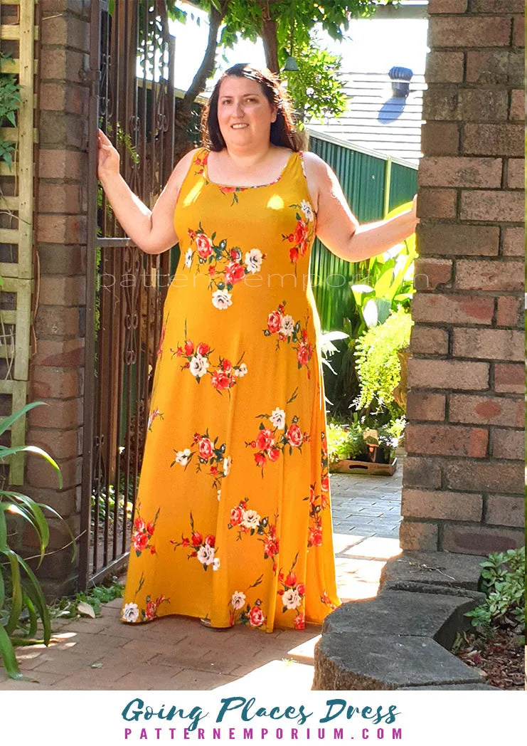 Going Places | Fit-Flare & Fitted Dress Sewing Pattern