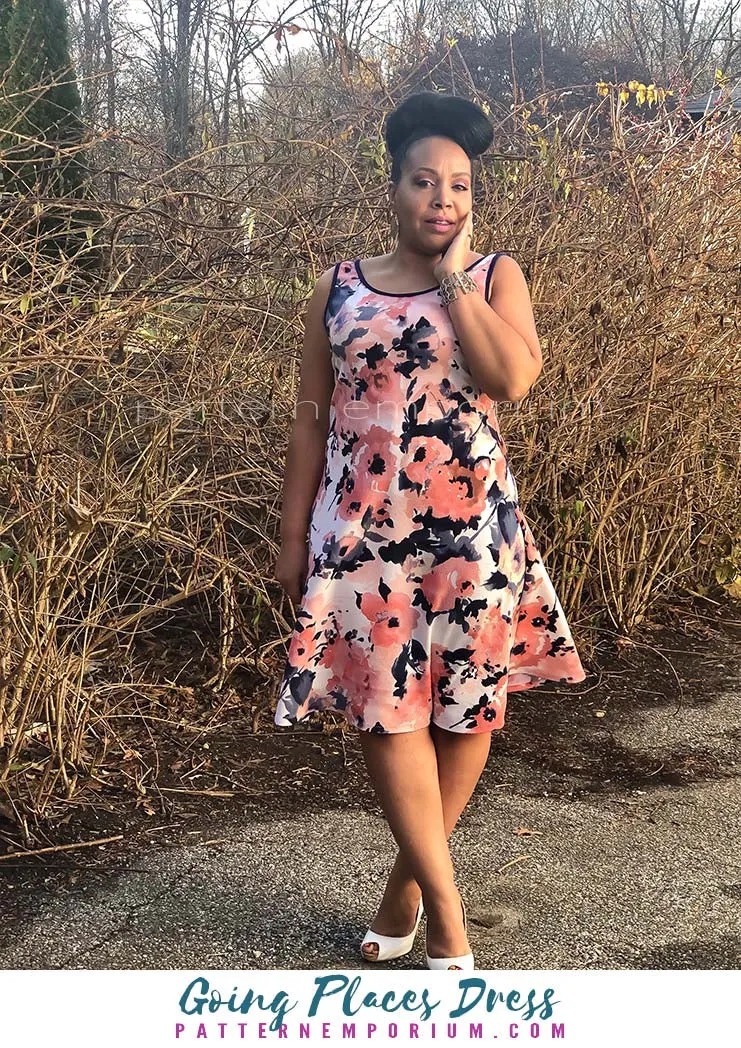 Going Places | Fit-Flare & Fitted Dress Sewing Pattern