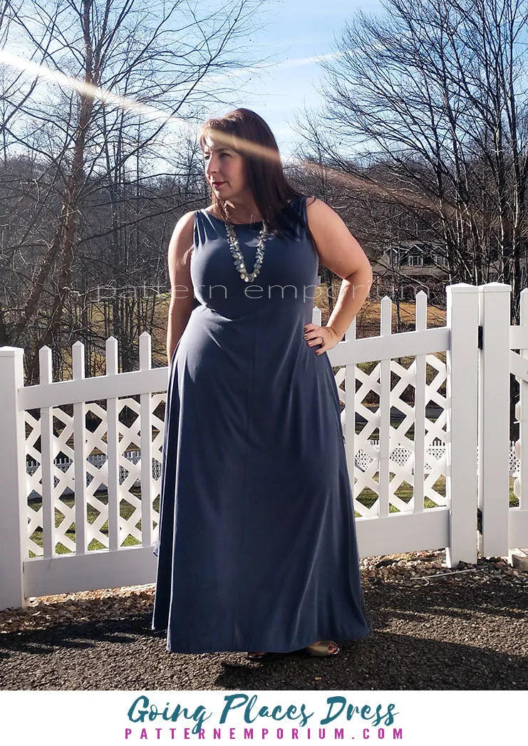 Going Places | Fit-Flare & Fitted Dress Sewing Pattern