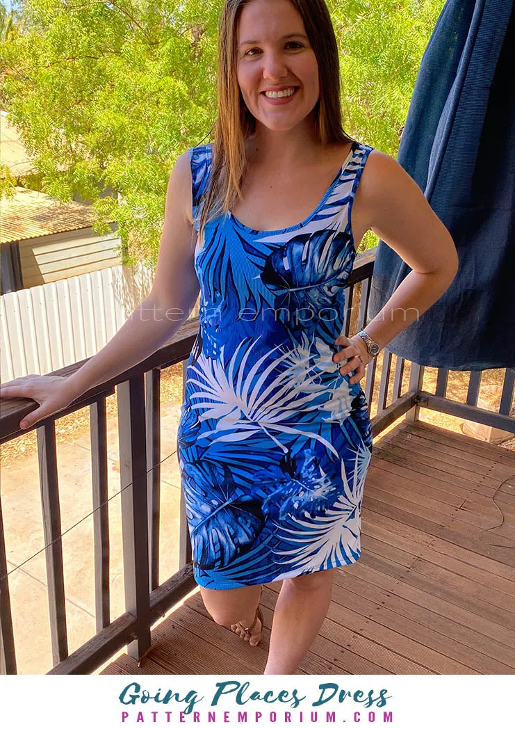 Going Places | Fit-Flare & Fitted Dress Sewing Pattern