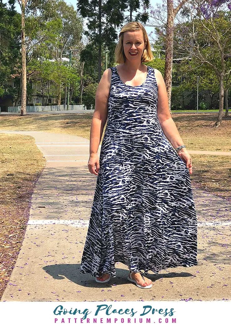 Going Places | Fit-Flare & Fitted Dress Sewing Pattern