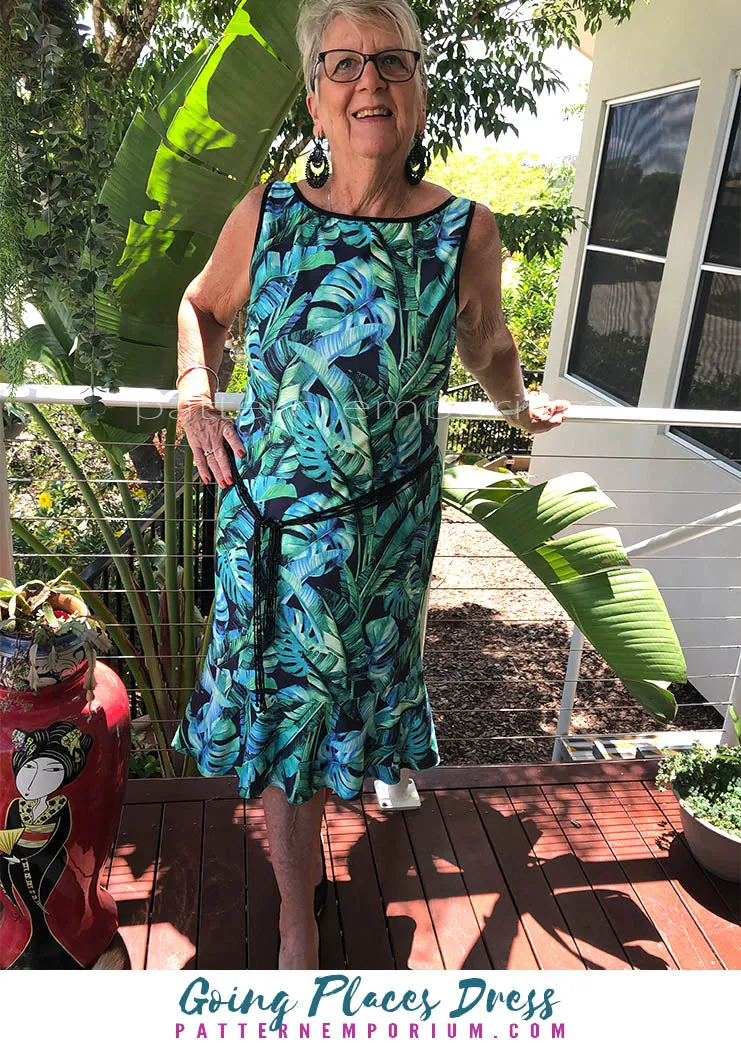 Going Places | Fit-Flare & Fitted Dress Sewing Pattern