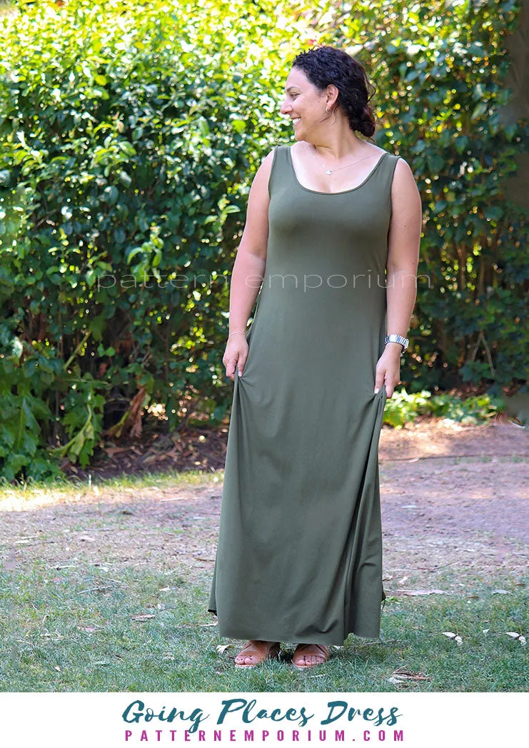 Going Places | Fit-Flare & Fitted Dress Sewing Pattern
