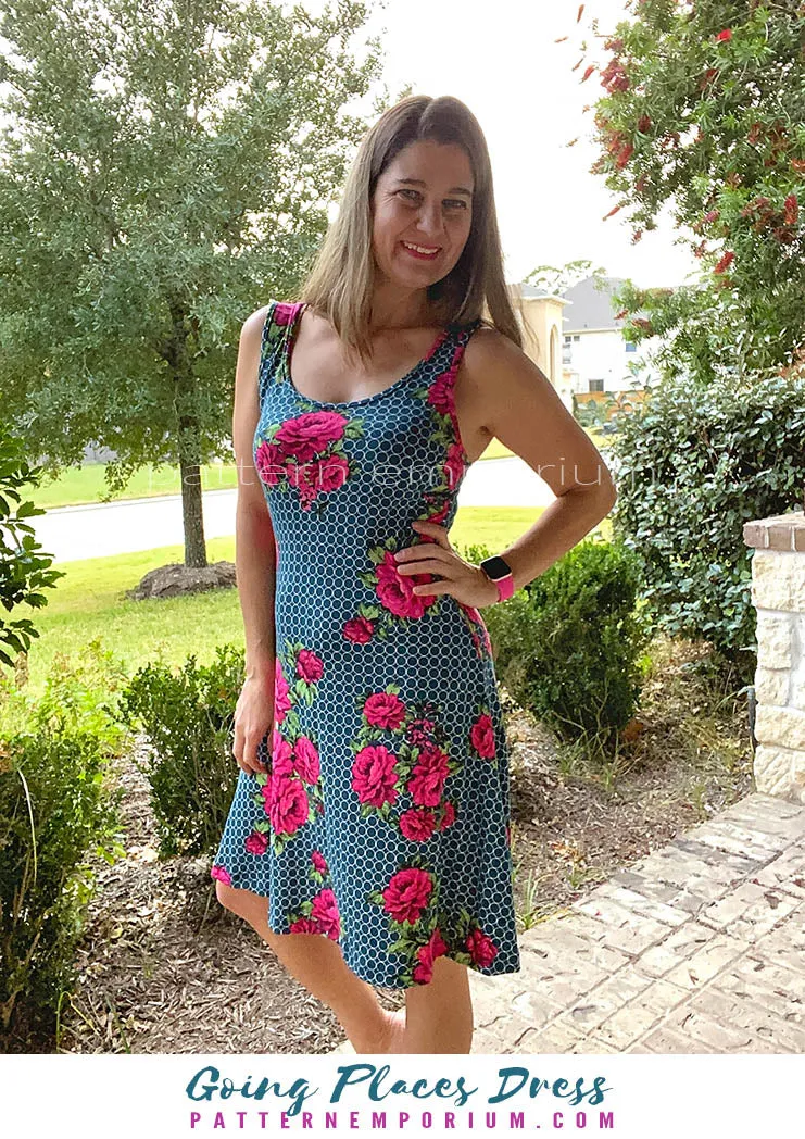 Going Places | Fit-Flare & Fitted Dress Sewing Pattern