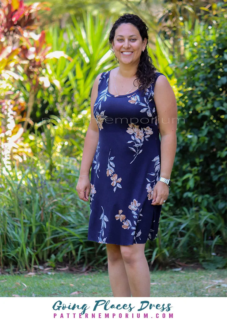 Going Places | Fit-Flare & Fitted Dress Sewing Pattern
