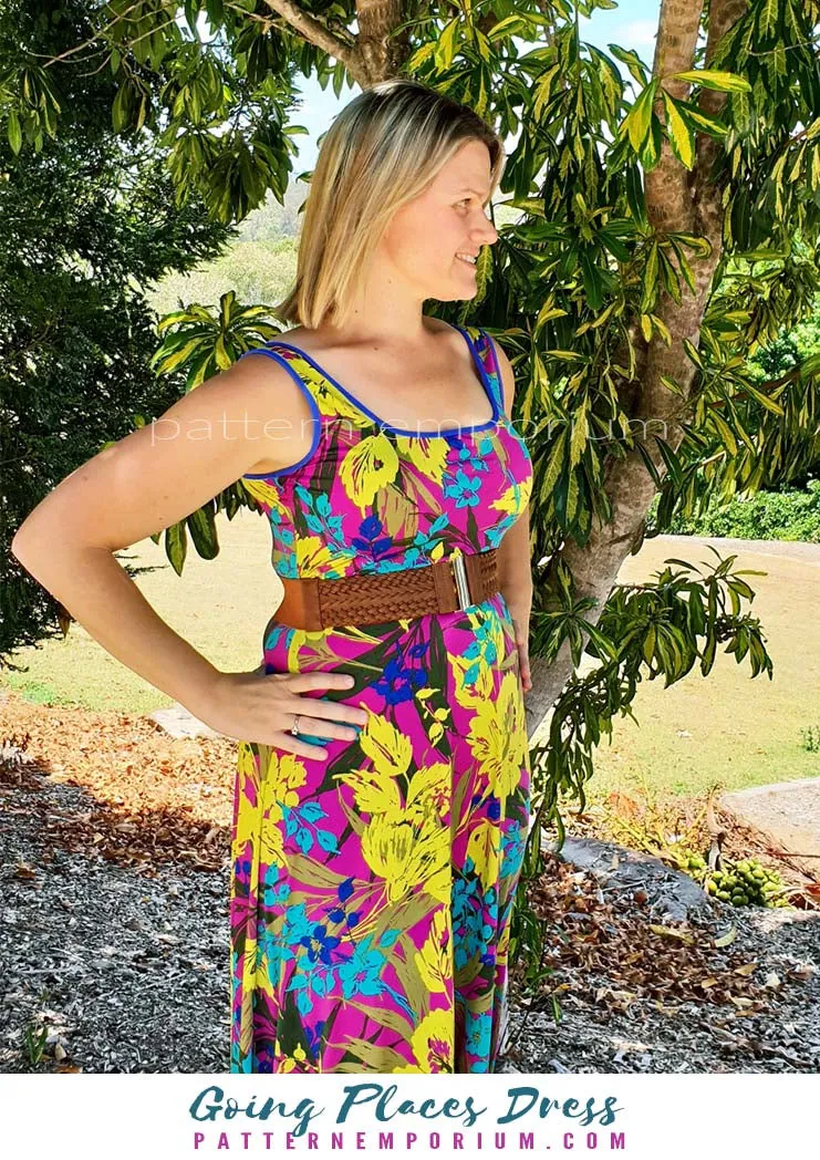 Going Places | Fit-Flare & Fitted Dress Sewing Pattern