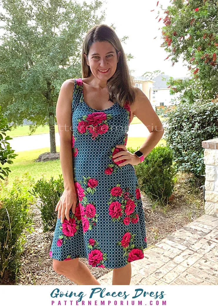 Going Places | Fit-Flare & Fitted Dress Sewing Pattern