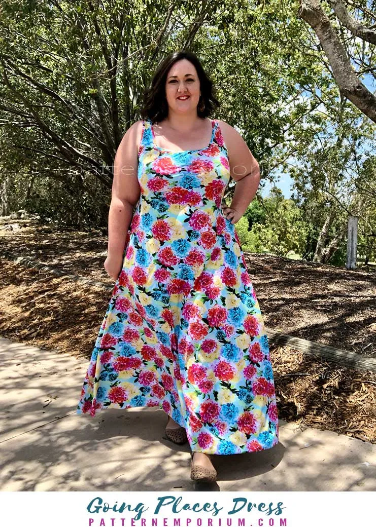 Going Places | Fit-Flare & Fitted Dress Sewing Pattern
