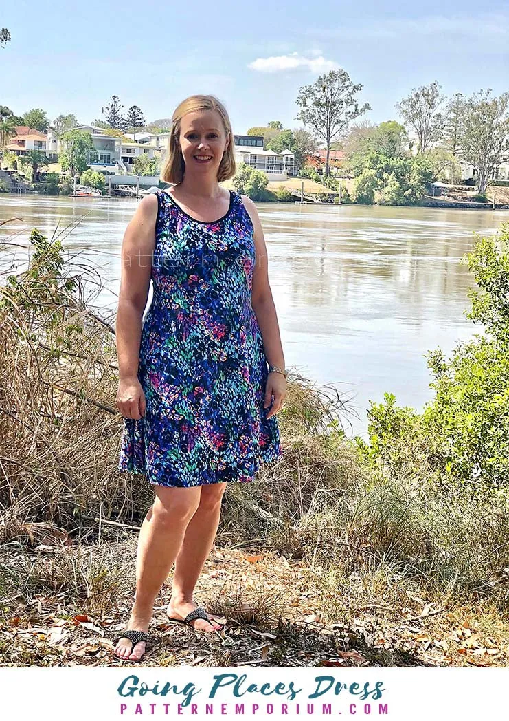 Going Places | Fit-Flare & Fitted Dress Sewing Pattern